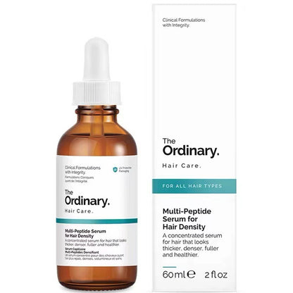 The Ordinary Multi-Peptide Serum for Hair Density 60ml bottle and box